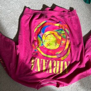 nirvana swestshirt xs/small urban outfitters